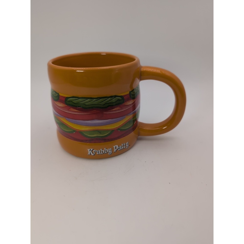 Krabby Patty Coffee Mug Nickelodeon Spongebob Squarepants